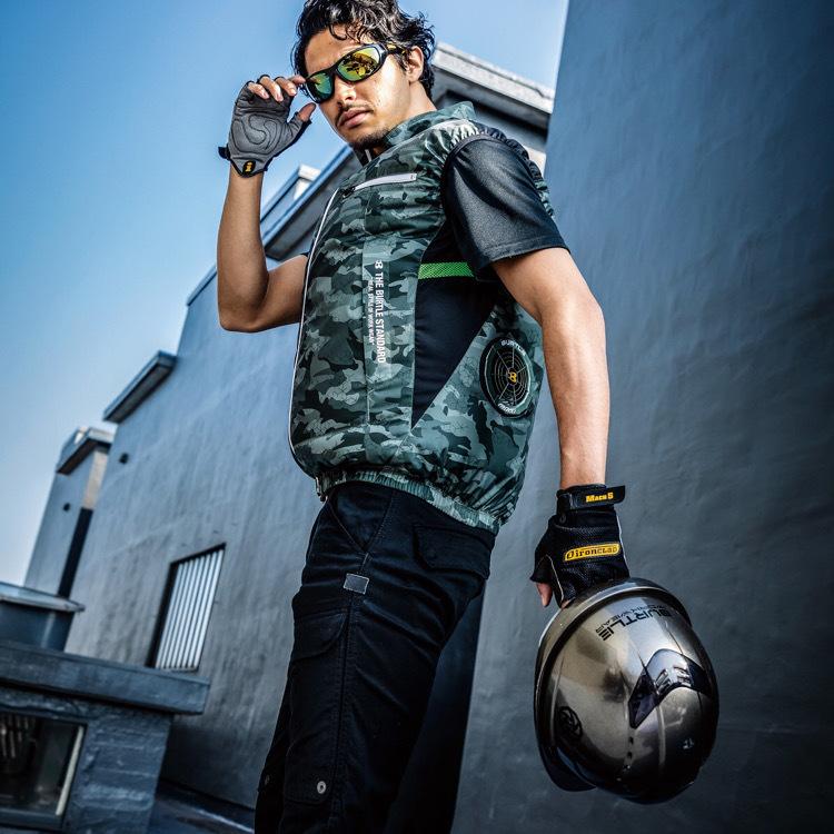 BURTLE AC1034 カモフラシルバー 空調服 M熱中症対策 BURTLE AC1034 カモフラシルバー 空調服 M熱中症対策 - メルカリ