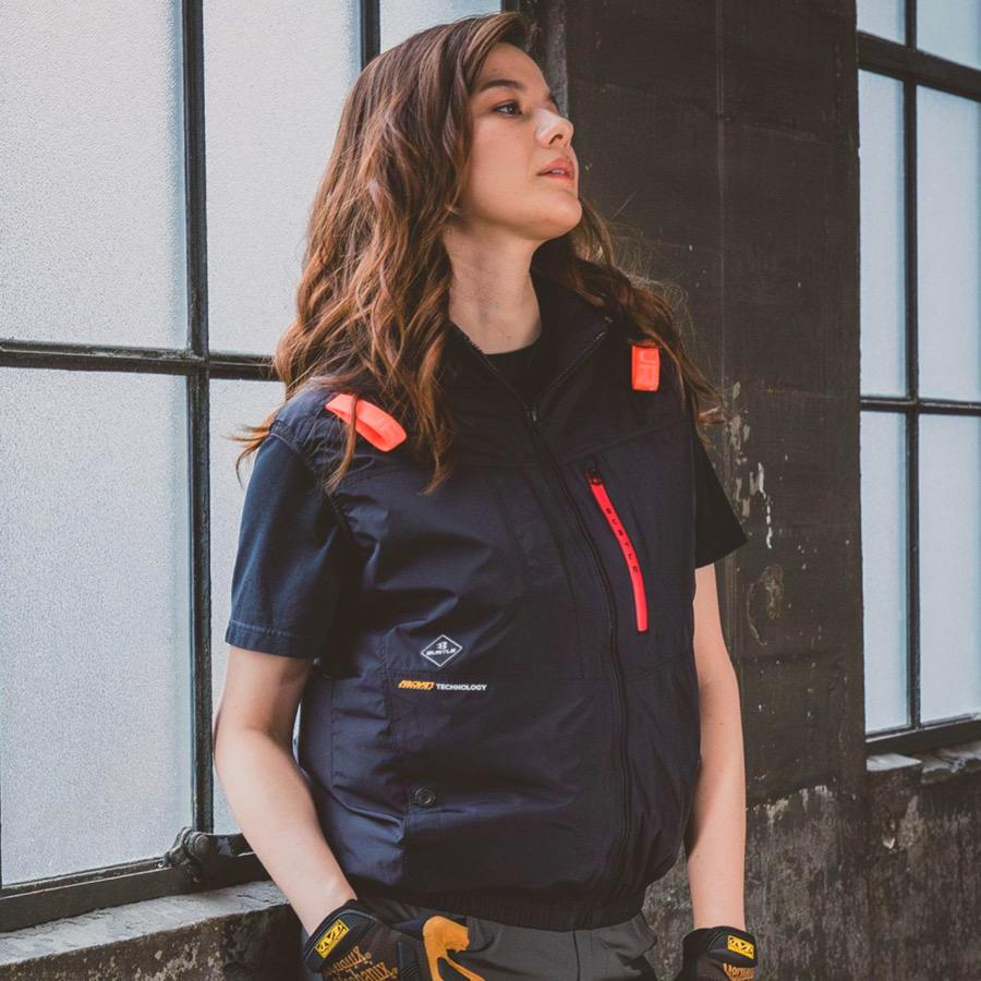 AIRCRAFT AC2084 L 新品未使用 AC2084 フ―ディベスト(ファンなし) AIRCRAFT バートル エアー