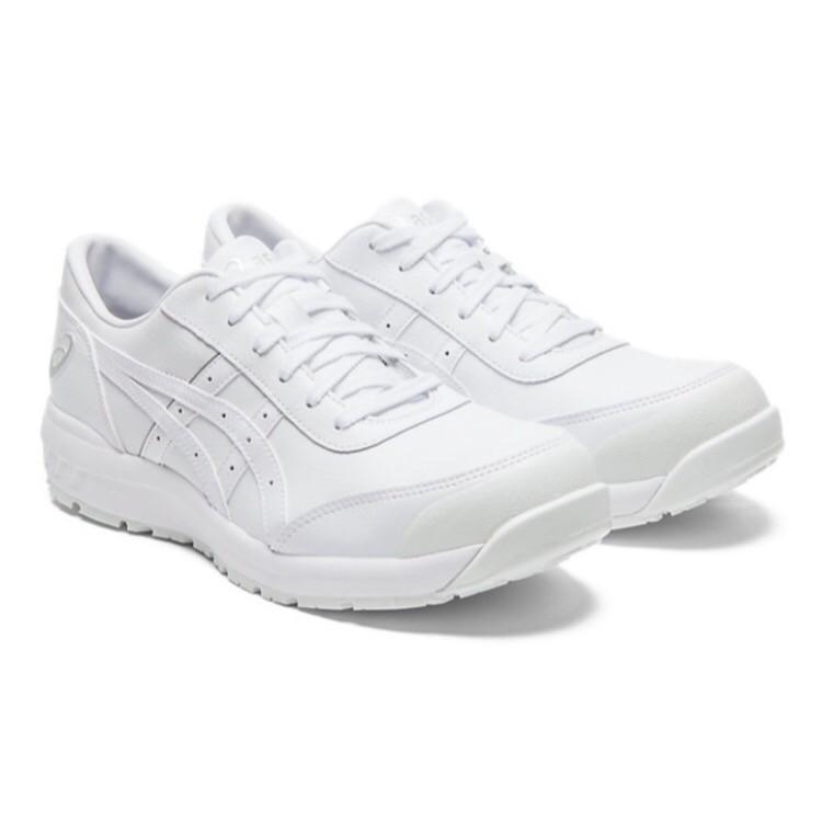 最終値下げ新品 廃盤品 ASICS CP700 安全靴 ホワイト 25.5センチ ASICS CP700 asics アシックス ウィンジョブ 天然皮革 本革 安全