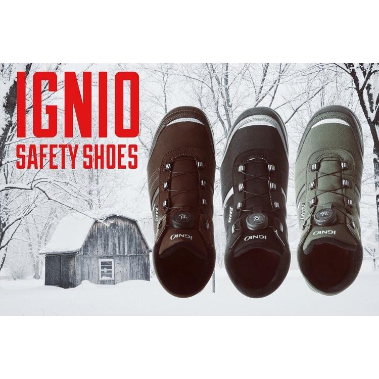 IGNIO（イグニオ） IGS1258TGF IGNIO 防寒仕様 ダイヤル式安全靴 耐油