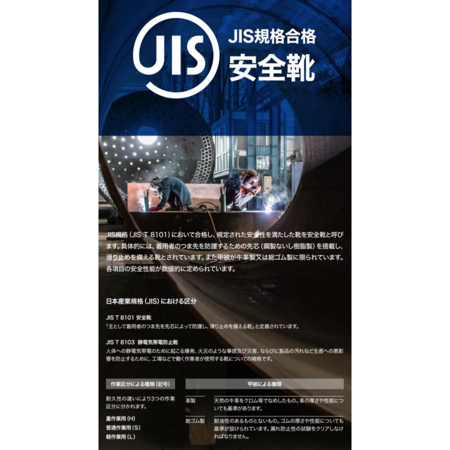 シモン 8538 SIMON JIS規格 本革 安全靴 革製S種 ロング セーフティー
