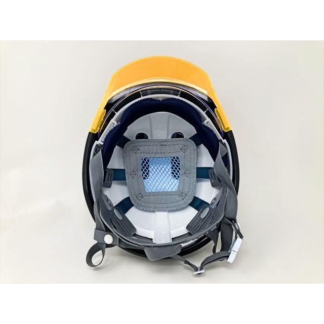 【つや消しマット塗装】スミハット KKC3-B作業用ヘルメット つや消しマット塗装】スミハット KKC3S-B シールド面付き作業用