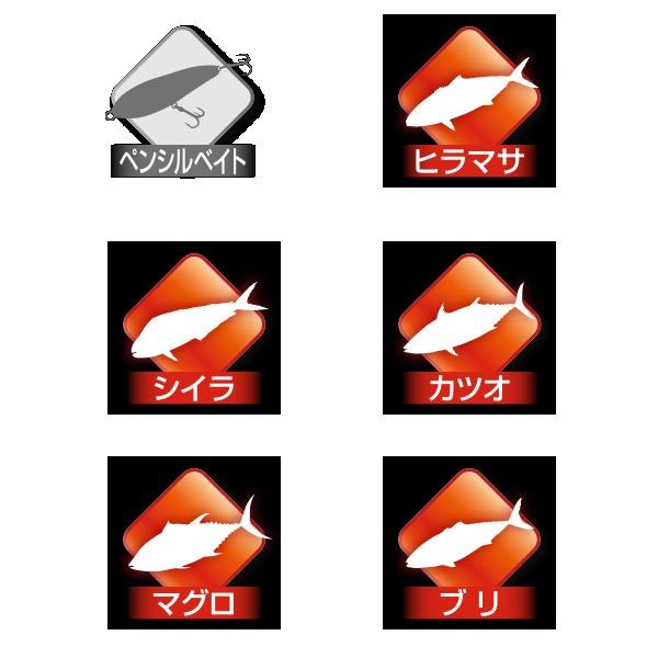 天龍 CASTING GAME スパイク #SK732S-MH (Yellow Tail) 【大型