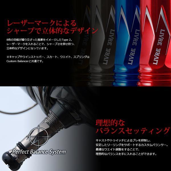 リブレ カスタムバランサー タイプ2 C2Type #チタン/レッド 【メール便