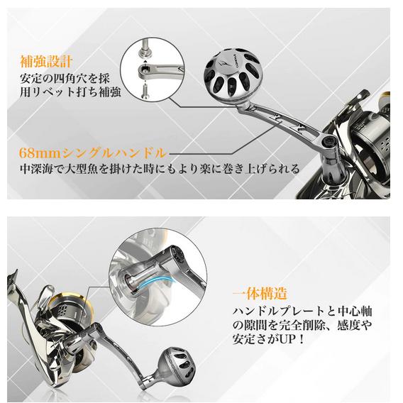ゴメクサス シングルハンドル ねじ込み式 68mm Hunterシリーズ ゴメクサス シングルハンドル ねじ込み式 68mm Hunterシリーズ