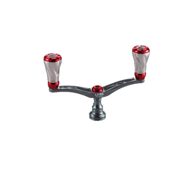 シマノ用 リブレハンドル ウィング98 新品‼️ リブレ ウイング98 シマノS1用 ガンメタ/レッド 【送料無料】【お