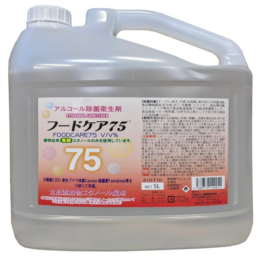 2280円 最大55 オフ フードケア 75 5l ノズル付 ４本入