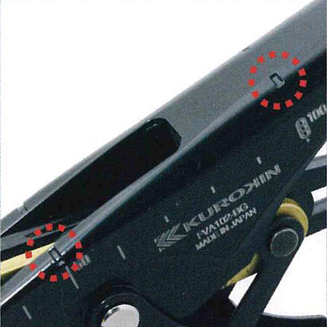 KUROKIN フジ矢 フジヤ VA線ストリッパ 黒金 FVA102-BG VVF EEF KUROKIN フジ矢 フジヤ VA線ストリッパ 黒金 FVA102-BG VVF EEF