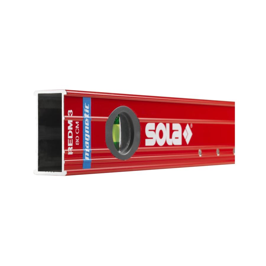 SOLA アルミボックスレベル RedM 3 80 800mm 水平器 ソラ SOLA アルミボックスレベル RedM 3 80 800mm 水平器 ソラ