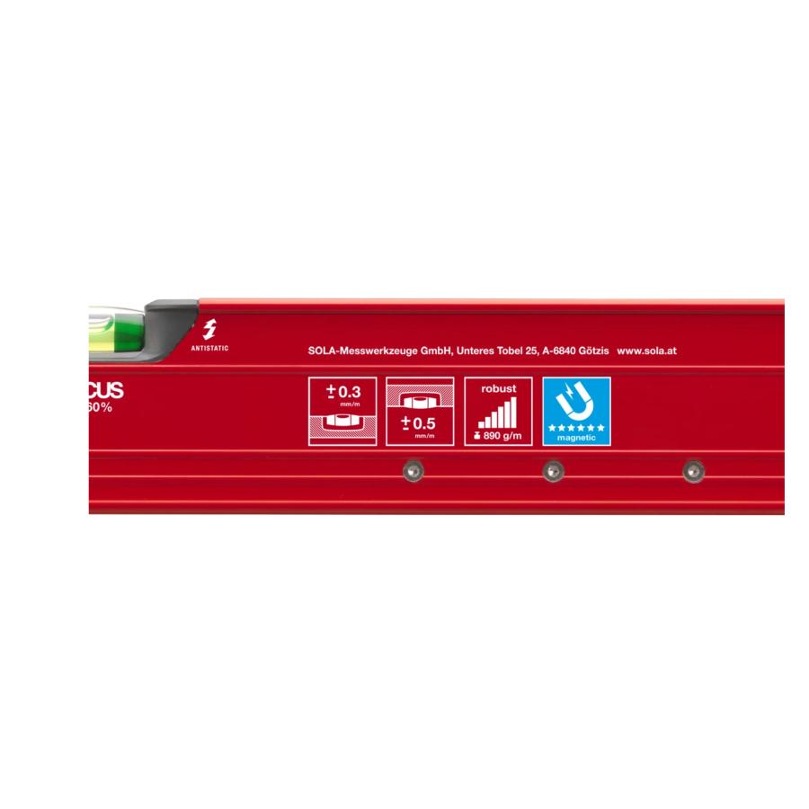 SOLA アルミボックスレベル RedM 3 80 800mm 水平器 ソラ SOLA アルミボックスレベル RedM 3 80 800mm 水平器 ソラ
