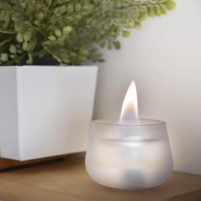 LOVINFLAME ラビンフレーム ミスト・グラスキャンドル ラウンド 延焼しにくい安全な特殊燃料 暖炉 無煙 屋内屋外 |  | 02