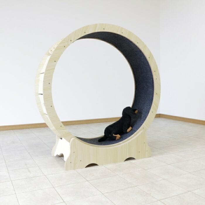 犬猫用ホイール 大回転おもちゃ ストレス解消回転ホイール W91×D34.5×H98cm dc-wheel |  | 12