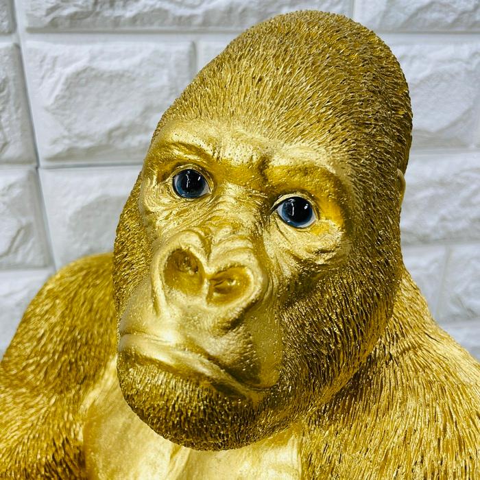 金ゴリラ 小物置き 巨大ゴールデンゴリラ 置物 かわいい おしゃれ