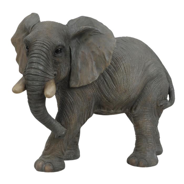 置物 ゾウ 象 中 高さ37cm woobia 動物 おしゃれ 大きい 玄関インテリア 庭 ガーデン かわいいオブジェ 北欧 リアル 大型 面白い ウービア | WOOBIA | 03