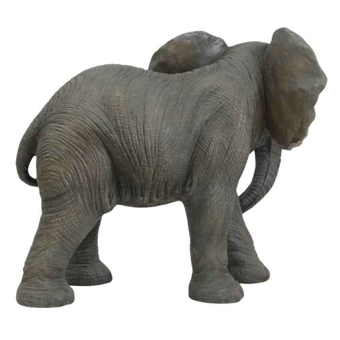 置物 ゾウ 象 中 高さ37cm woobia 動物 おしゃれ 大きい 玄関インテリア 庭 ガーデン かわいいオブジェ 北欧 リアル 大型 面白い ウービア | WOOBIA | 06
