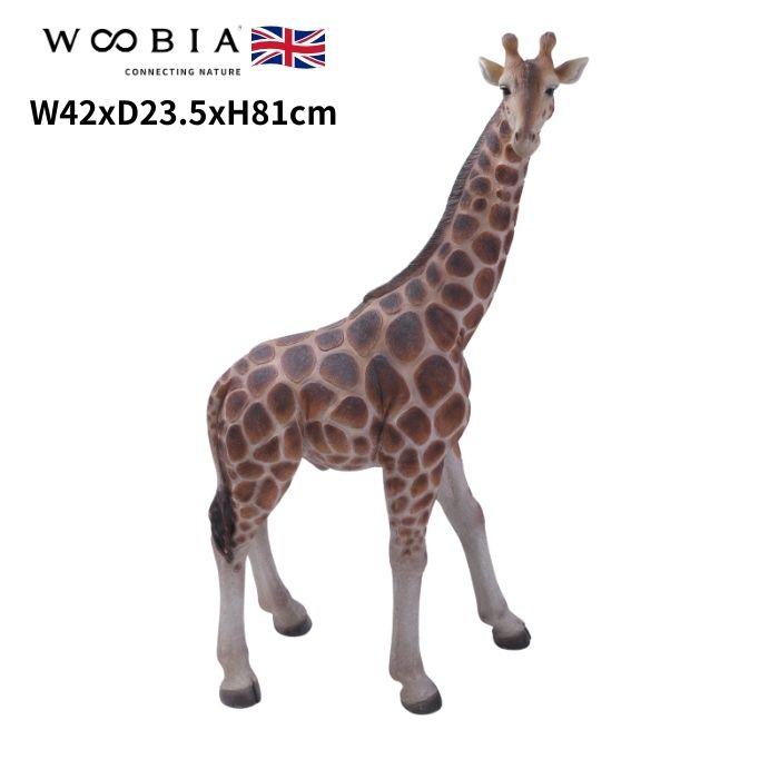 置物 キリン 大 高さ81cm woobia おしゃれ 大きい 玄関 インテリア 庭 ガーデン かわいい オブジェ 北欧 リアル 大型 面白い ウービア | WOOBIA