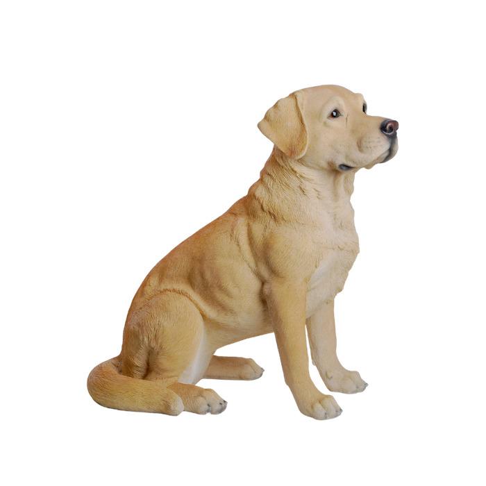置物 お座りラブラドール・レトリバー 犬 イヌ 特大 高さ54cm 動物