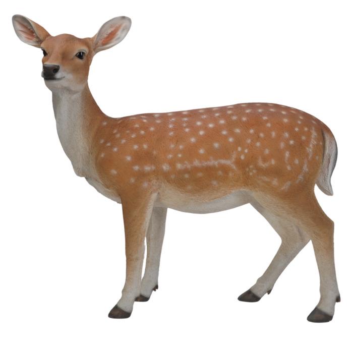 置物 待つ鹿 大 高さ71.5cm おしゃれ 大きい 玄関 インテリア 庭 ガーデン かわいい オブジェ 北欧 リアル 大型 面白い ウービア | WOOBIA | 02
