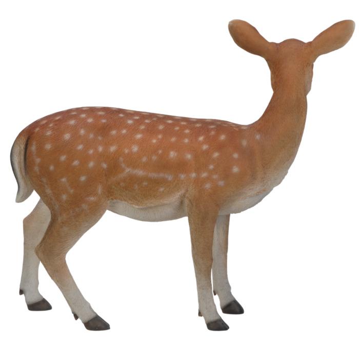 置物 待つ鹿 大 高さ71.5cm おしゃれ 大きい 玄関 インテリア 庭 ガーデン かわいい オブジェ 北欧 リアル 大型 面白い ウービア | WOOBIA | 05