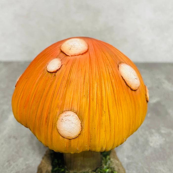 不思議なキノコの置物 高さ14.8cm ダブル 玄関 おしゃれ 贈り物 リアル インテリア 雑貨 ガーデン 玄関先 卓上 雑貨 |  | 04