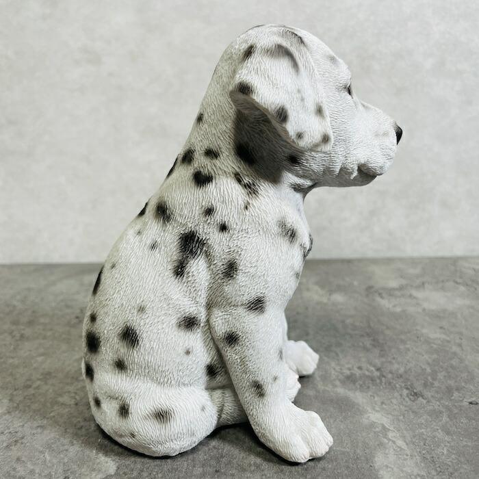 かわいい 犬 置物 お座り ダルメシアン 動物 おしゃれ 玄関 贈り物 可愛い インテリア ガーデンオーナメント |  | 04