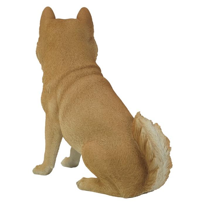 かわいい 犬 置物 お座り柴犬 高さ40cm イヌ 動物 おしゃれ 玄関