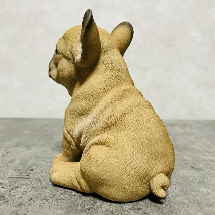 かわいい 犬 置物 フレンチ・ブルドッグ 見つめるイヌ 玄関 動物 おしゃれ インテリア トイレ 贈り物 可愛い リアル |  | 02
