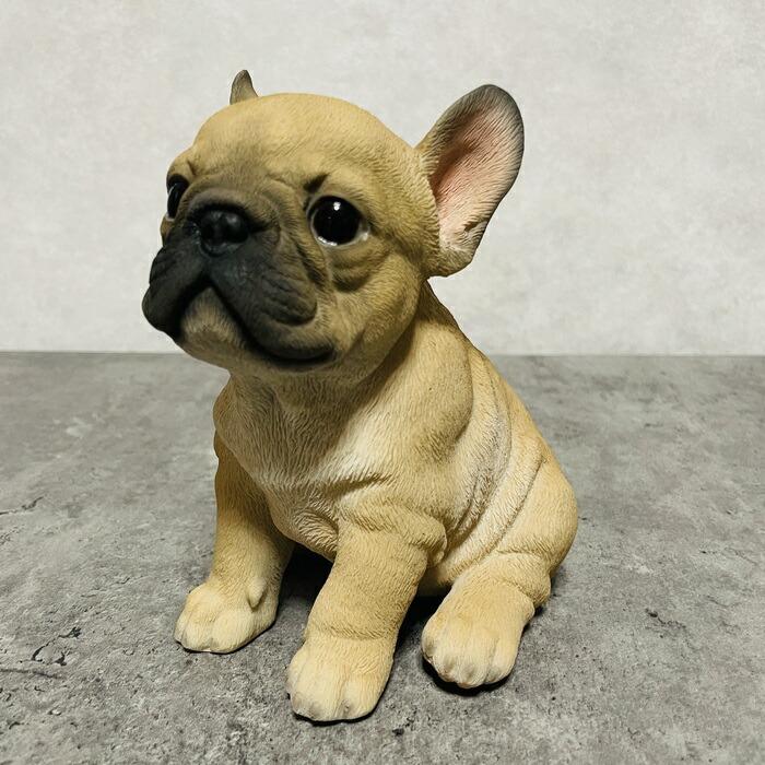 かわいい 犬 置物 フレンチ・ブルドッグ 見つめるイヌ 玄関 動物 おしゃれ インテリア トイレ 贈り物 可愛い リアル |  | 06