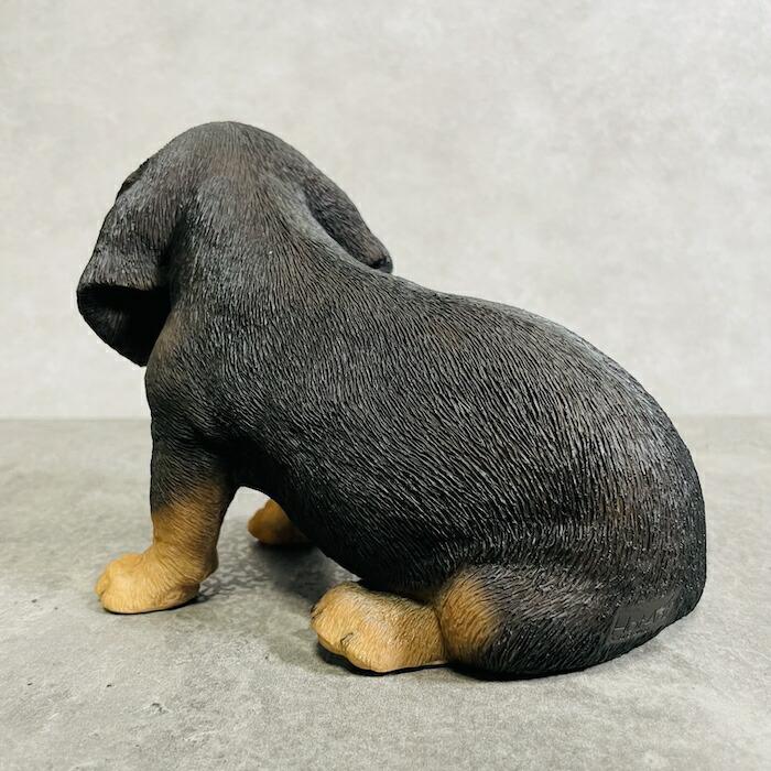 かわいい 犬 置物 ミニチュアダックスフンド 動物 おしゃれ 玄関 贈り物 可愛い インテリア ガーデンオーナメント |  | 03