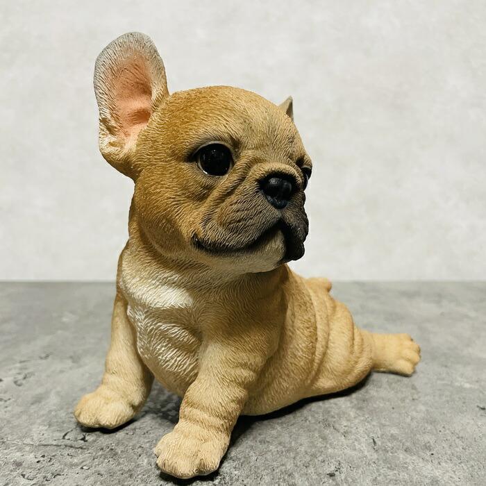 かわいい 犬 置物 フレンチ・ブルドッグ ストレッチ 玄関 動物 おしゃれ インテリア トイレ 贈り物 可愛い リアル |  | 02