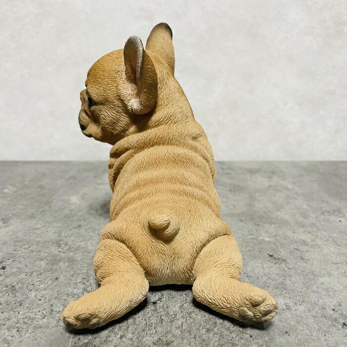 かわいい 犬 置物 フレンチ・ブルドッグ ストレッチ 玄関 動物 おしゃれ インテリア トイレ 贈り物 可愛い リアル |  | 04