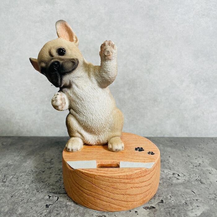 スマホスタンド フレンチ・ブルドッグ 犬 卓上 アニマル プレゼントギフト 置物 可愛い おしゃれ 動物 スマホホルダー 写真立て |  | 03