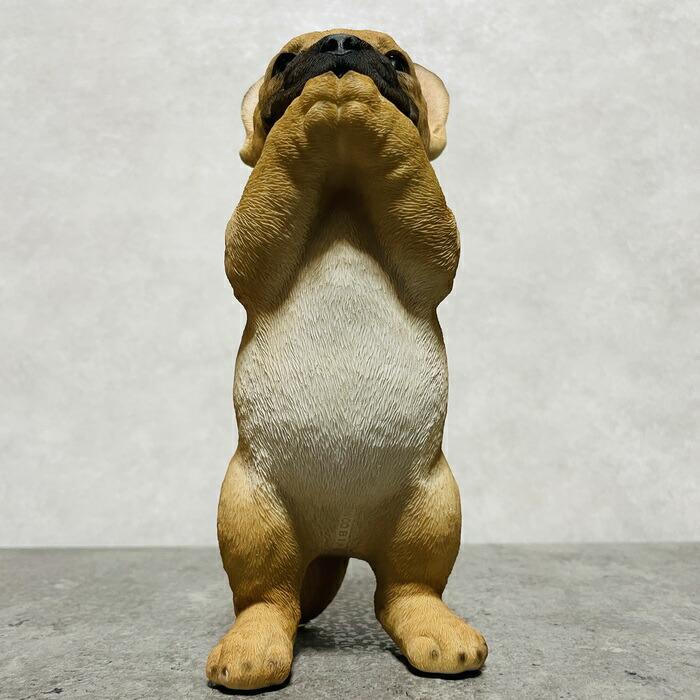 かわいい 犬 置物 フレンチブルドッグの置物 おねだりポーズ 贈り物 おしゃれ 動物 玄関 トイレ 可愛い リアル インテリア |  | 01