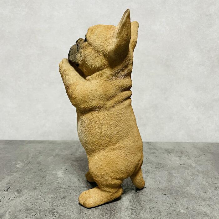 かわいい 犬 置物 フレンチブルドッグの置物 おねだりポーズ 贈り物 おしゃれ 動物 玄関 トイレ 可愛い リアル インテリア |  | 04