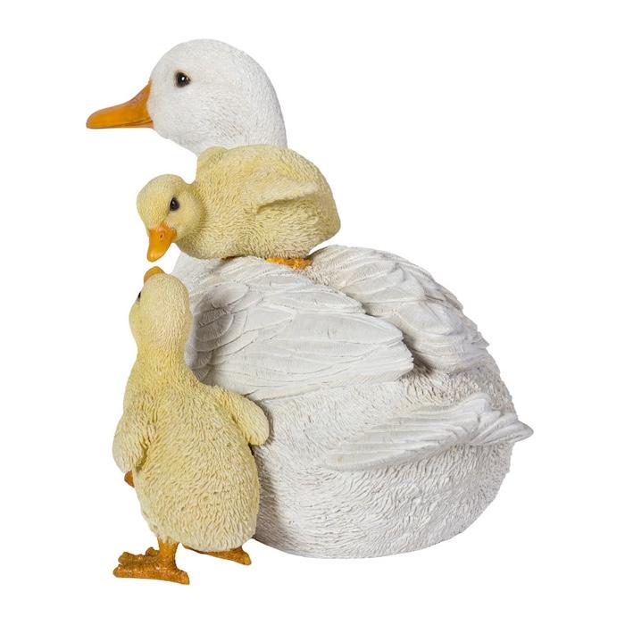 かわいい 置物 動物 アヒルの親子 鳥 動物 おしゃれ 玄関 インテリア ガーデンオーナメント 庭 | WOOBIA | 04