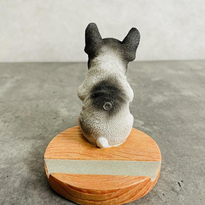 スマホスタンド タブレットを見るフレンチブルドッグ 卓上 アニマル プレゼント 置物 可愛い おしゃれ 動物 ホルダー 写真立て |  | 06