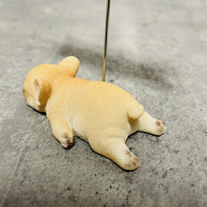 メモスタンド フレンチブルドッグ かわいいメモクリップ 置物 可愛い リアル インテリア 卓上雑貨 メモホルダー カードクリップ |  | 03