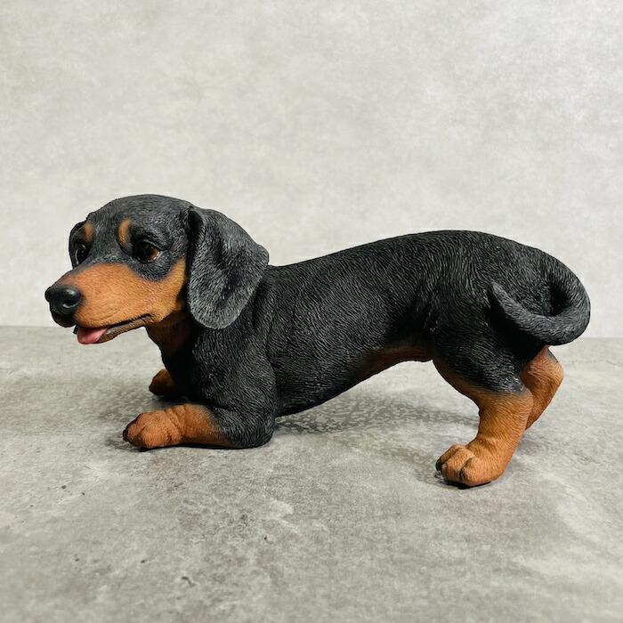 かわいい 犬 置物 じゃれる ミニチュアダックスフンド 動物 おしゃれ 玄関 贈り物 可愛い インテリア ガーデンオーナメント |  | 02