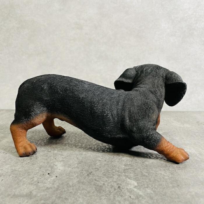 かわいい 犬 置物 じゃれる ミニチュアダックスフンド 動物 おしゃれ 玄関 贈り物 可愛い インテリア ガーデンオーナメント |  | 04