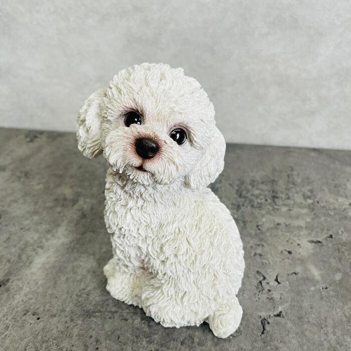 かわいい 犬 置物 振り返るトイプードル 白 動物 おしゃれ 玄関 贈り物 可愛い インテリア ガーデンオーナメント トイレ 卓上 |  | 01