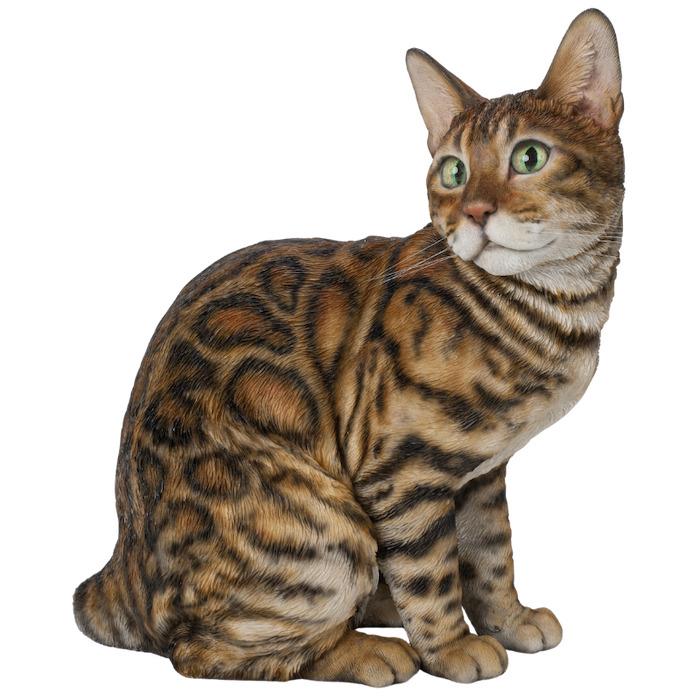 置物 ベンガル猫 ネコ 高さ30cm おしゃれ 大きい 玄関 インテリア 庭 ガーデン かわいい オブジェ 北欧 リアル 大型 面白い ウービア |  | 03