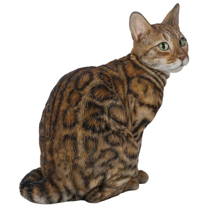 置物 ベンガル猫 ネコ 高さ30cm おしゃれ 大きい 玄関 インテリア 庭 ガーデン かわいい オブジェ 北欧 リアル 大型 面白い ウービア |  | 06