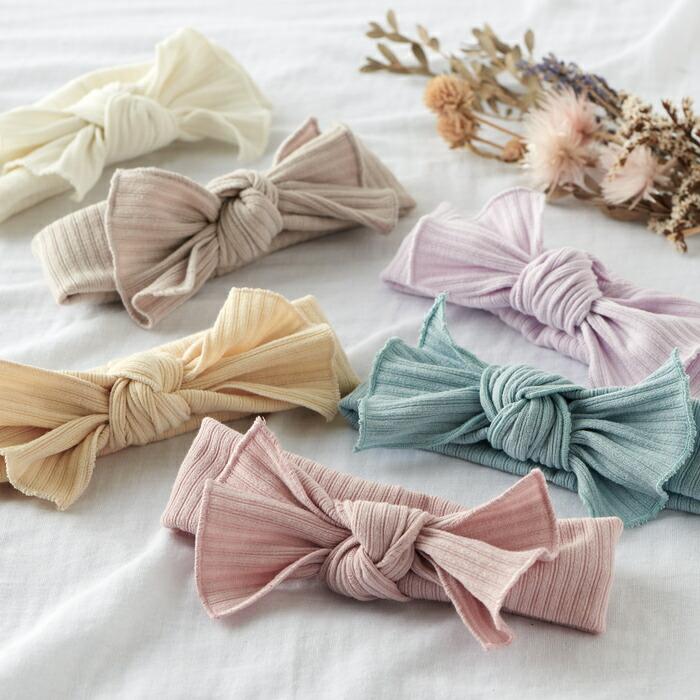 10色から選べる リブヘアバンド かわいいベビーギフト Lien de famille  おしゃれで可愛いプレゼント | lien de famille | 02