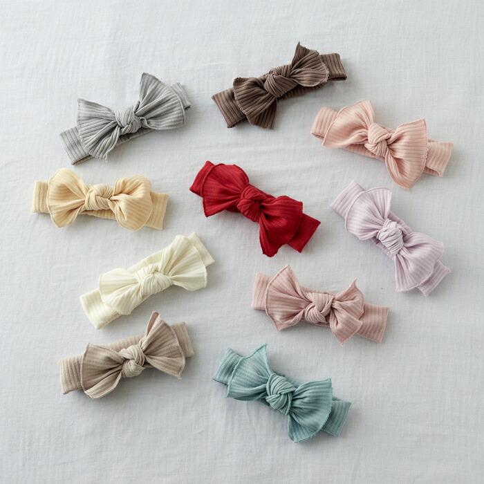 10色から選べる リブヘアバンド かわいいベビーギフト Lien de famille  おしゃれで可愛いプレゼント | lien de famille | 03