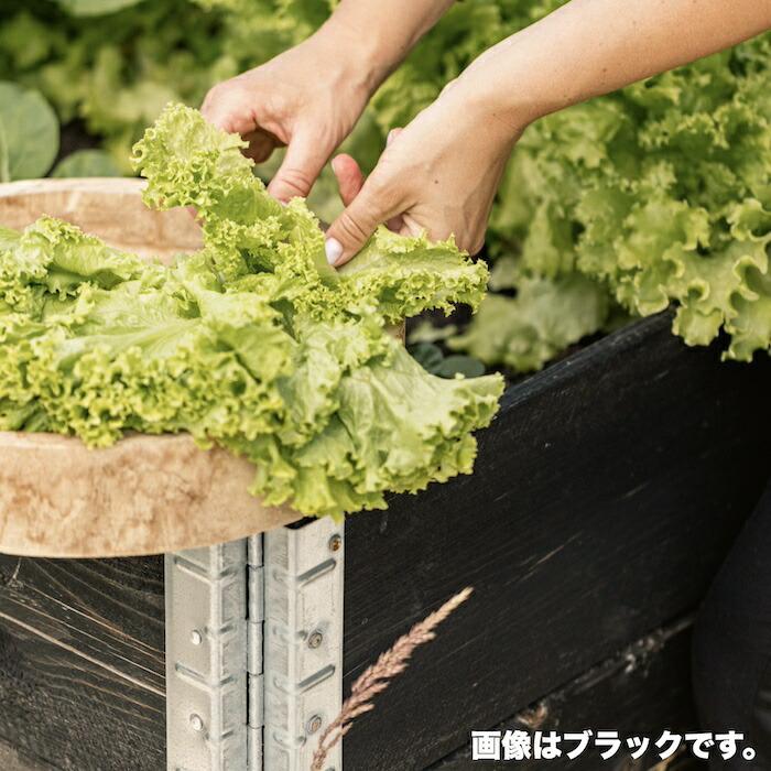 UPYARD ガーデンボックス 800×600 ブラック 黒 garden boxes 花壇 プランター 家庭菜園 野菜 レイズドベッド |  | 07