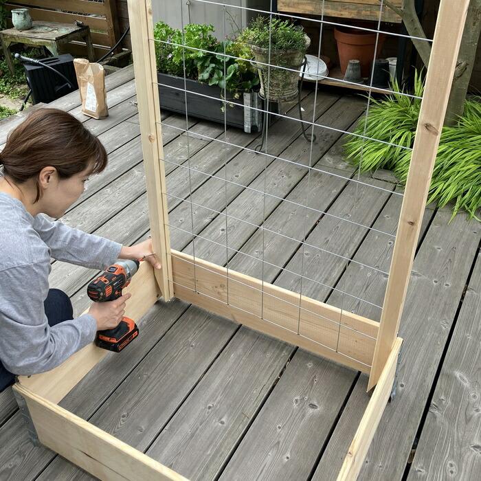 ガーデンボックスW1200専用 トレリスセット garden boxes 花壇 プランター 家庭菜園 野菜 |  | 10