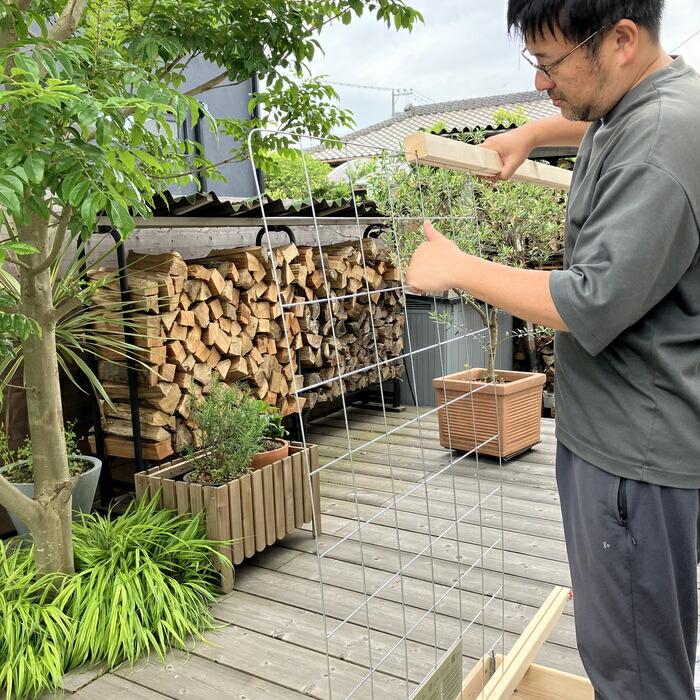 ガーデンボックスW1200専用 トレリスセット garden boxes 花壇 プランター 家庭菜園 野菜 |  | 13