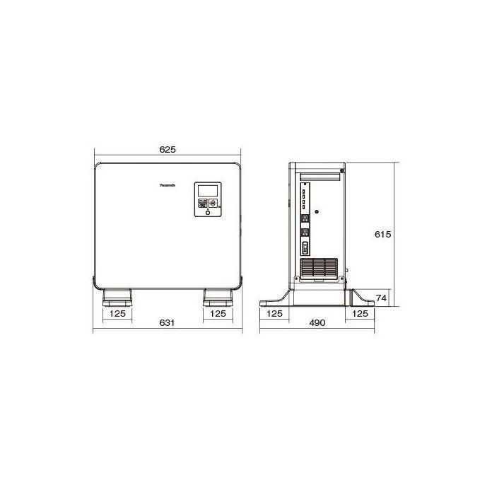 【受注生産品】パナソニック LJSF35 リチウムイオン蓄電システム 工事不要 スタンドアロンタイプ BCP ピークシフト | Panasonic | 01