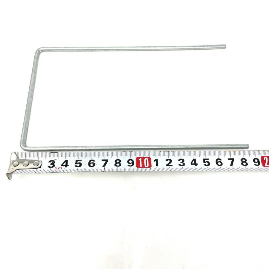 防草居敷き用 豪然たるコの字くっ付けるいの一番 18cm×10糎 500本仕かける船がかりいの一番 マルチ取り締まり 除草居敷き 取り締まりいの一番 コ字型