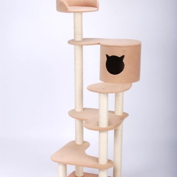 7色から選べる！ 国産キャットタワー ハート型のステップで可愛いデザイン 猫用アイテム 猫タワー 幅55×奥行55×高さ166cm te-ace-b |  | 08